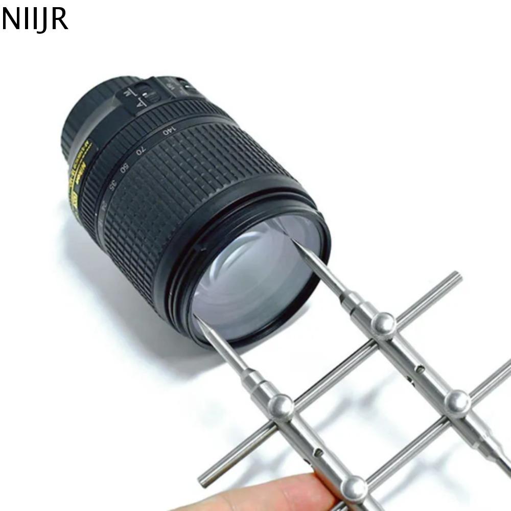 NIIJR Sửa chữa Cờ lê mở ống kính máy ảnh Cờ lê lục giác Cờ lê Bộ dụng cụ mở ống kính Cờ lê chìa vặn ống kính máy ảnh Không gỉ Cờ lê tháo rời ống kính máy ảnh Phụ Kiện máy ảnh