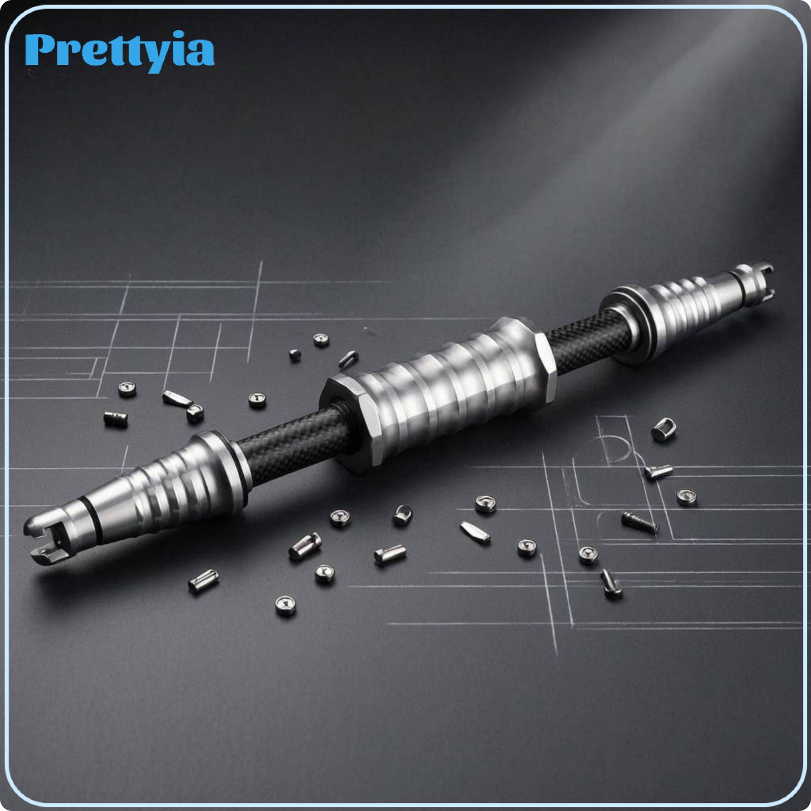 Prettyia Anti-Slip Grip Double-Headed Pull Hammer Paint Safe Carbon-Fiber Indentation Hammer Heavy Duty Body Panel Indentation Puller Universal Fit ราคา 3,525 บาท*ส่งฟรี