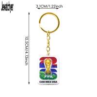 Móc khóa World Cup - Quà tặng kỷ niệm acrylic sáng tạo để trang trí túi