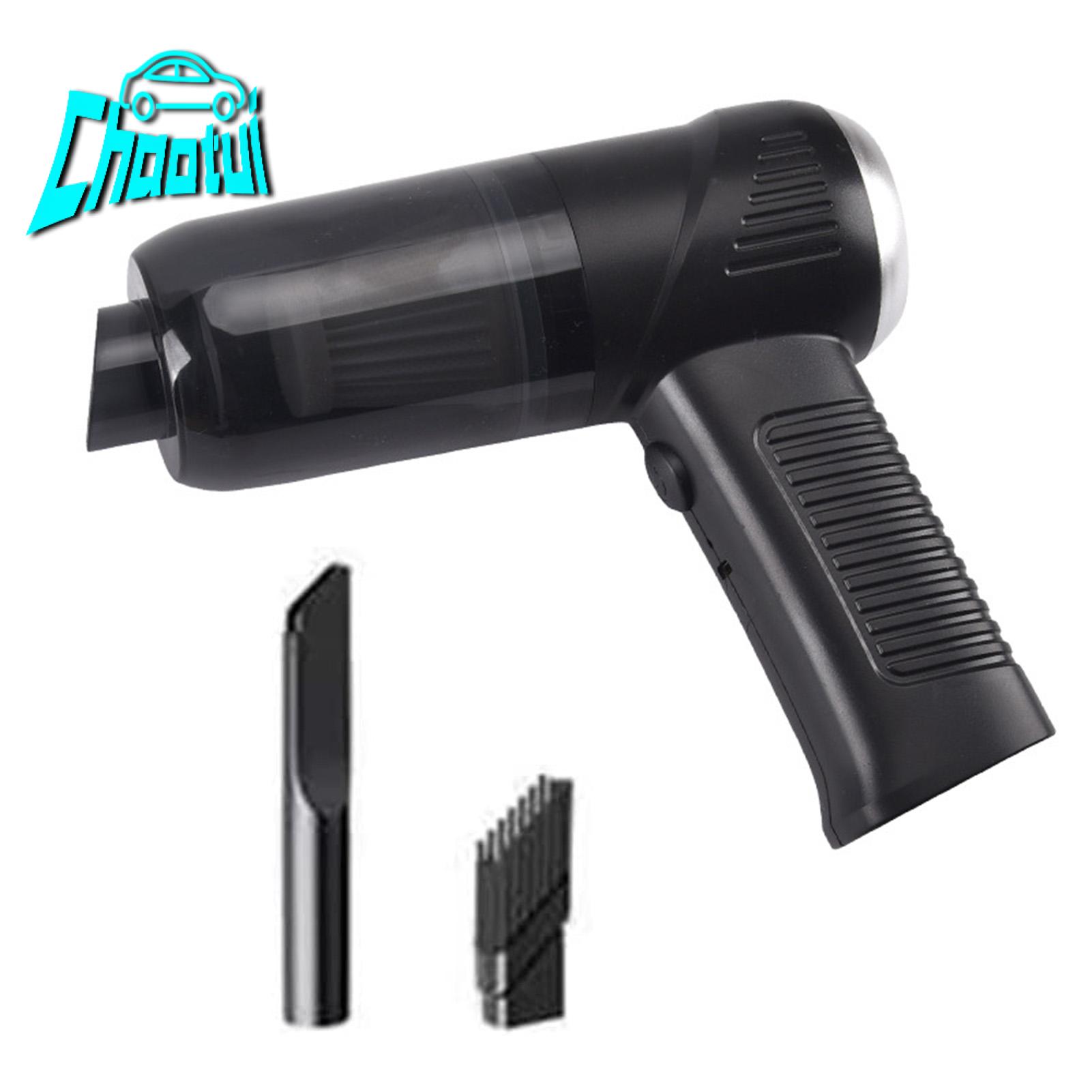 Chaotui 1 bộ máy hút bụi xe hơi với 2 vòi phun tay cầm xách tay 1200mAh 5500PA mini không dây Máy hút bụi chạy điện Nhà cung cấp Máy hút bụi cầm tay