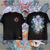 UNIQ.PRINTS Goku Ultra Instinct Graphic Cotton Tshirt For Men And Women
