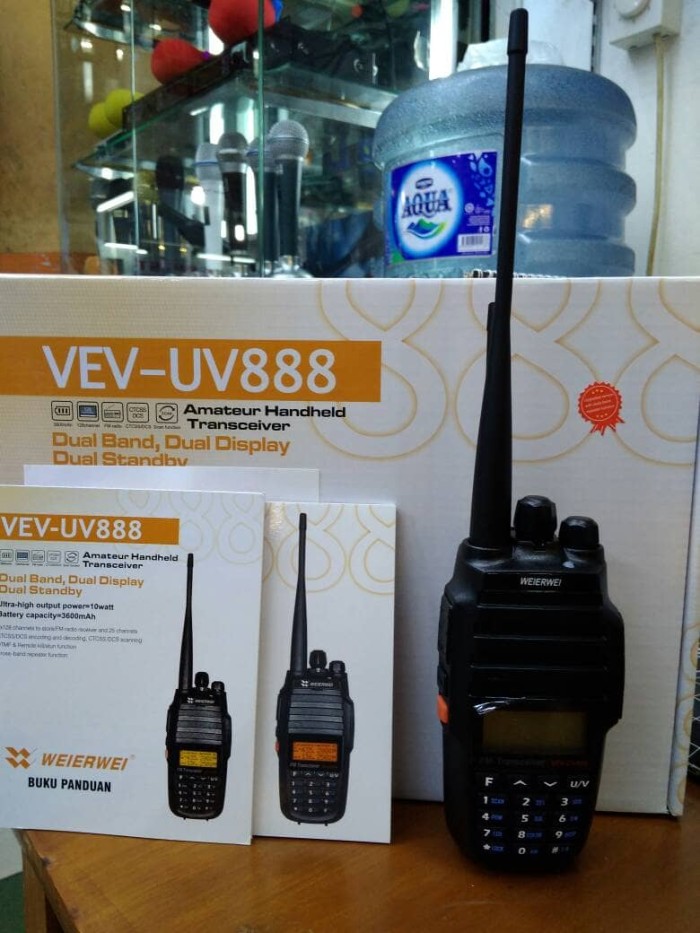 HT WEIERWEI VEV UV-888 DUAL BAND Harga 1,245,000 rupiah*Gratis Ongkir