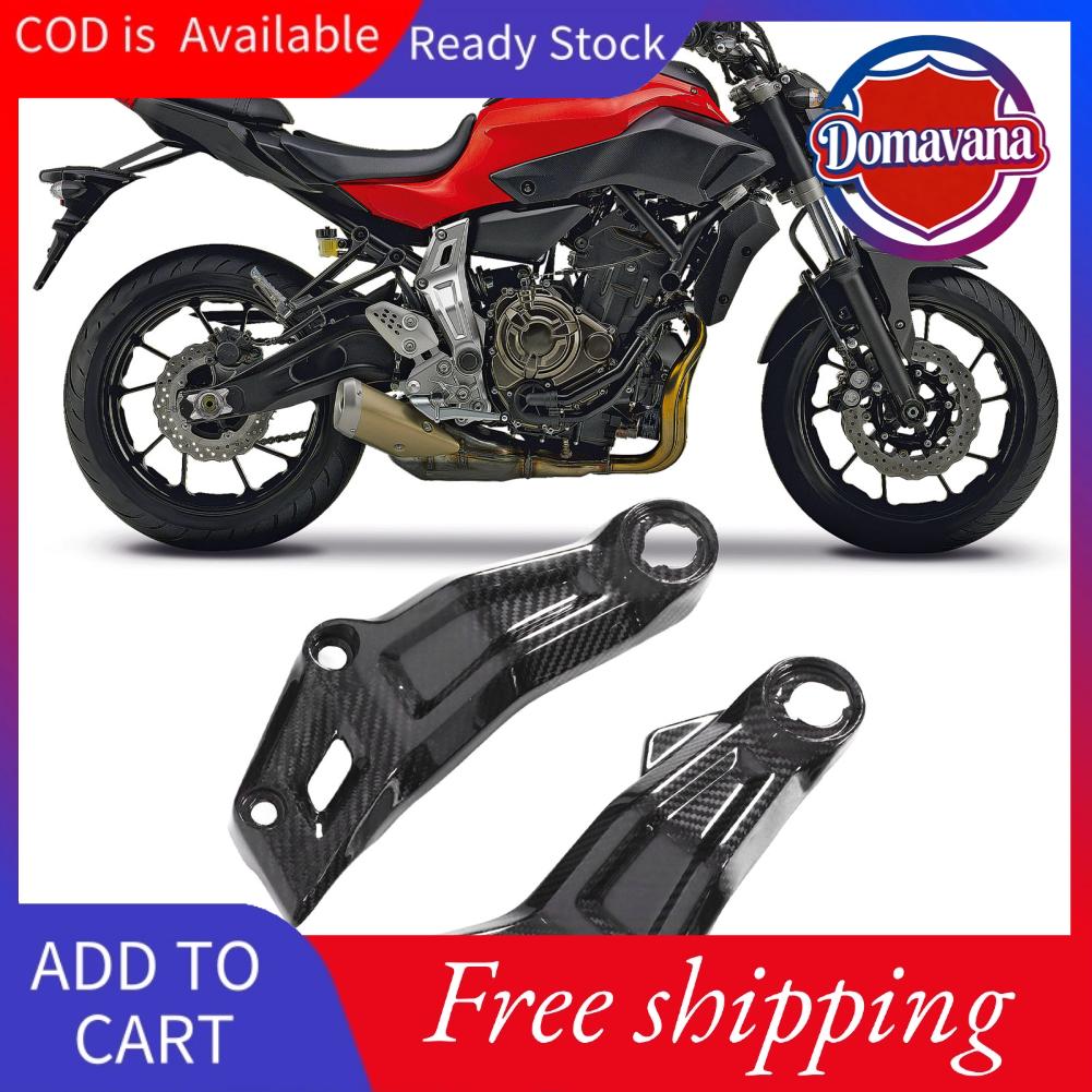 Domavana Semme 2pcs 3K Carbon Fiber Side Frame Covers for MT 07 2013 2016 Stylish Replacement Decor Giá 5,006,000 Đồng*Miễn phí vận chuyển