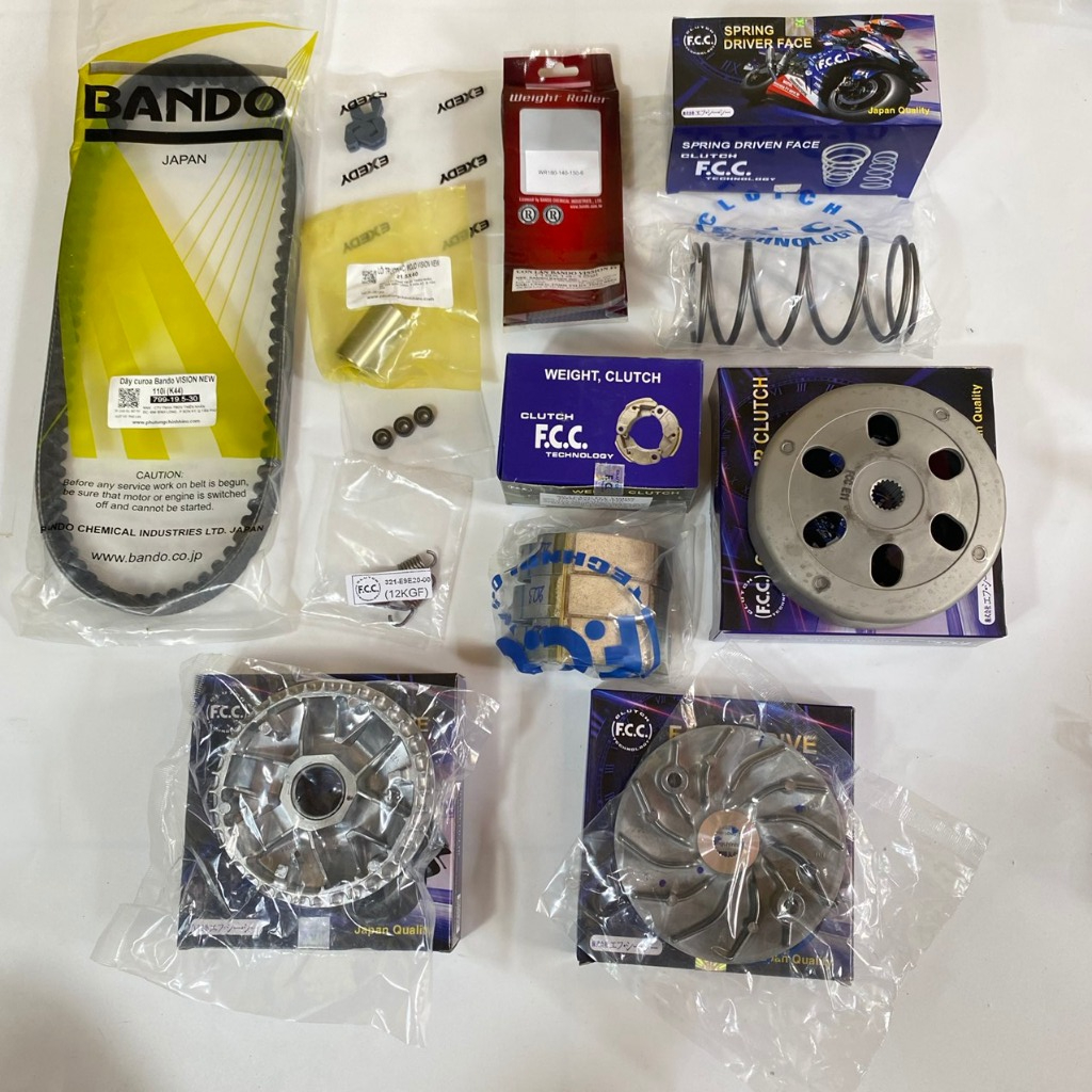 Bộ nồi côn trước sau Vision Fi K44 từ 2014_2019 chính hãng FCC (BANDO)
