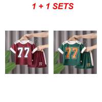 【Local Stock】 [Buy1 Take1] Childrens Basketball Jersey Set Fashion Short-Sleeved T-Shirt Shorts Two-Piece Suit Quick-Drying Terno Outfit For Girls Kids Set Summer Kids Terno Set Pajama Kids Ootd Outfit Girl For 0-8 Years Old