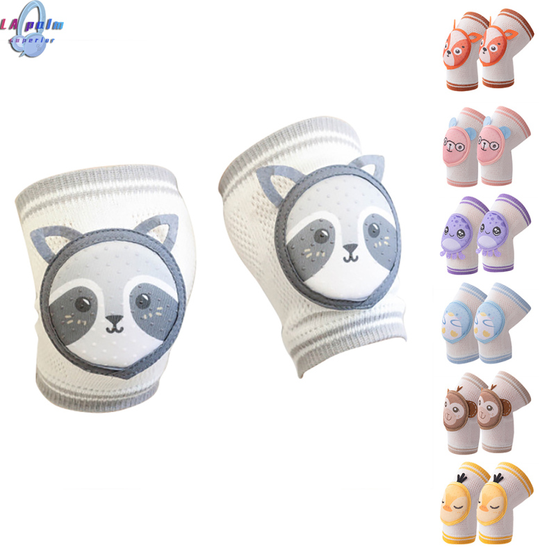Miếng đệm đầu gối trẻ nhỏ cotton chống trượt hoạt hình thoáng khí bảo vệ đầu gối cho trẻ mới biết đi nam nữ