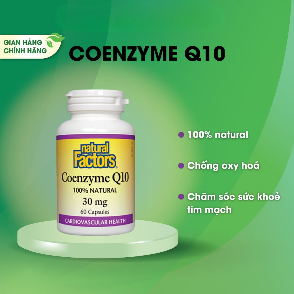 Coenzyme Q10 Traphaco 60 Viên – Hỗ Trợ Tim Mạch, Bảo Vệ Sức Khỏe Tim, Dành Cho Người Lớn Tuổi