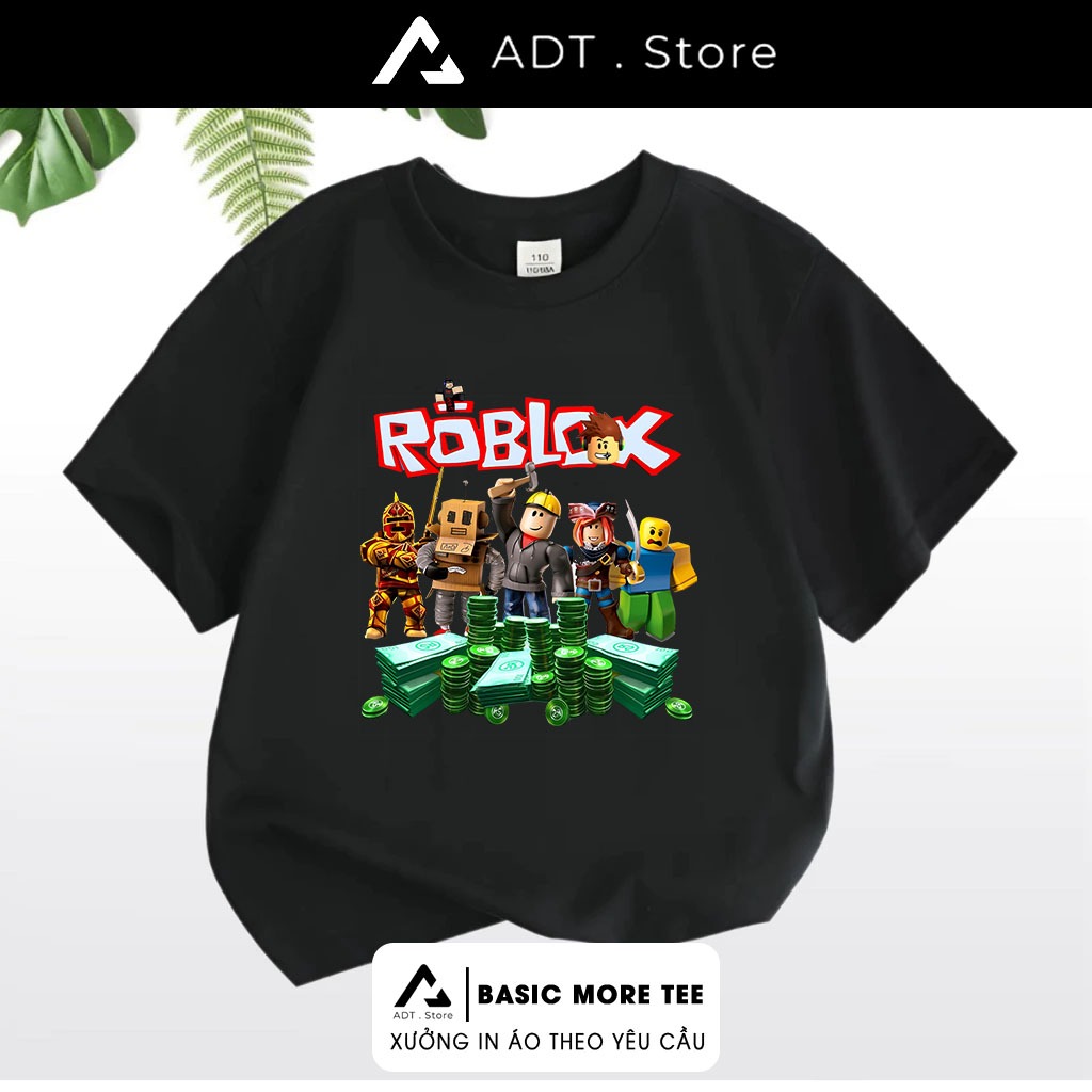 Áo thun Blox Fruits - Roblox - Sprunki - Free Fire - Skibidi Toilet - Hero Team chữ ký