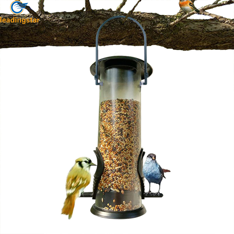 LeadingStar Fast Delivery Bird Feeder Hanging Food Dispenser Parrot Food Box for Outdoor Balcony - ยี่ห้อ LeadingStar ราคา 59 บาท*ส่งฟรี