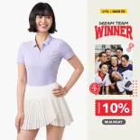 Áo Polo Nữ Yody Slim Có Khóa Kéo WCPO26A020