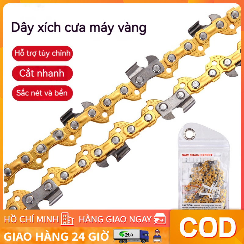 Dây chuyền cưa xích-Xích chuột chạy xăng cầm tay 12 inch/16 inch dành cho máy cưa điện, máy cưa xăng, máy cưa xích