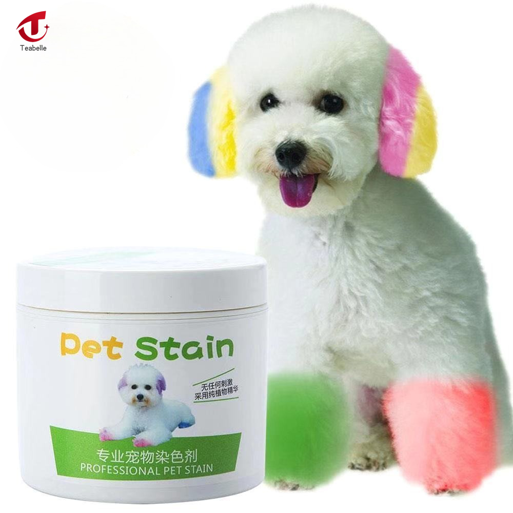 Thuốc nhuộm lông thú cưng teabelle Thuốc nhuộm tóc teabelle Phụ kiện cho thú cưng chó và mèo cỡ lớn và trung bình Universal Pet Kem nhuộm tóc nhuộm
