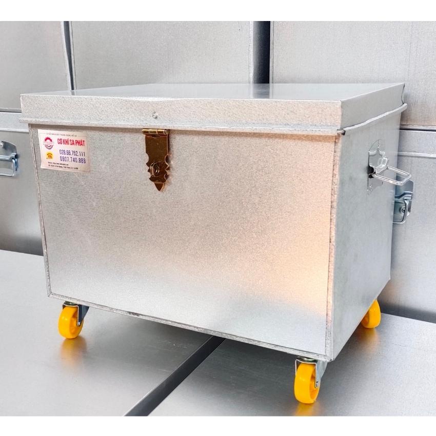 Thùng tôn đa năng - Lưu trữ đồ nghề tiện lợi và di chuyển dễ dàng bằng bánh xe 50 X 30 X 30cm 2023