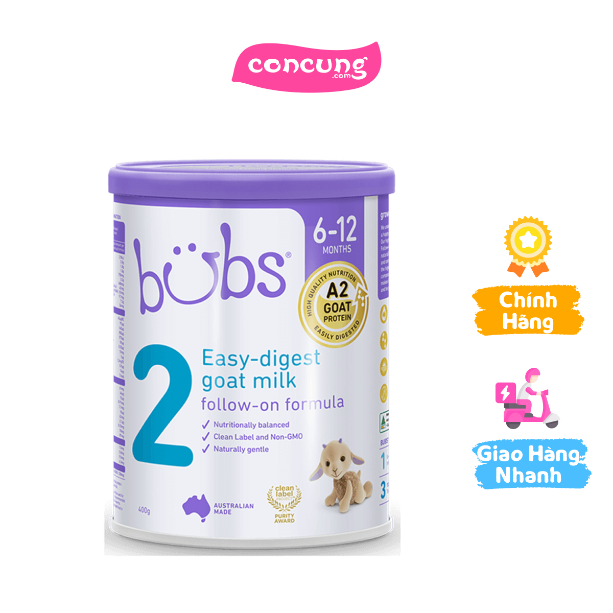 Sữa dê Bubs Goat 400g số 2