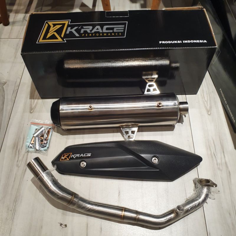 Knalpot Krace K Race Standard Racing Honda All New Pcx 160 New dan Vario 160 Cbs Abs Harga 1,400,000 rupiah*Gratis Ongkir