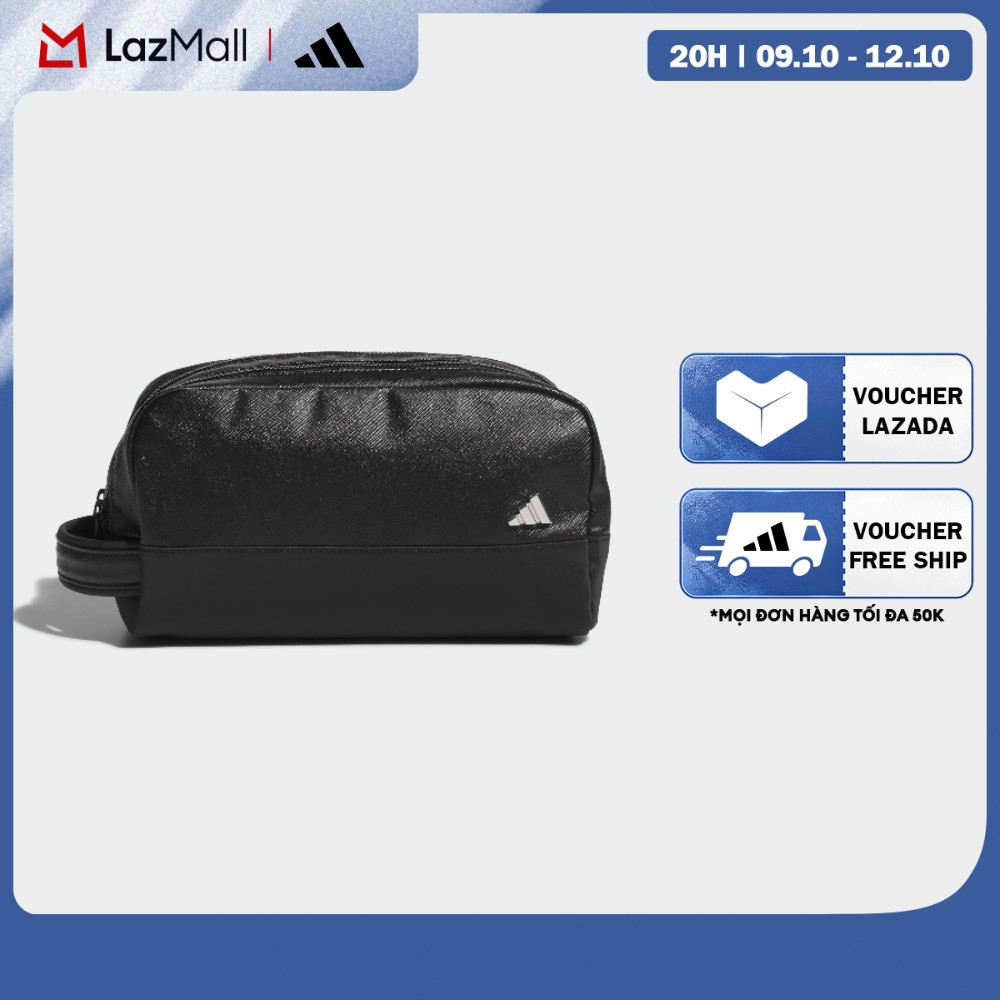 adidas Đánh gôn TÚI POUCH DA PU UNISEX KHÓA KÉO KÉP Unisex Đen JZ4378