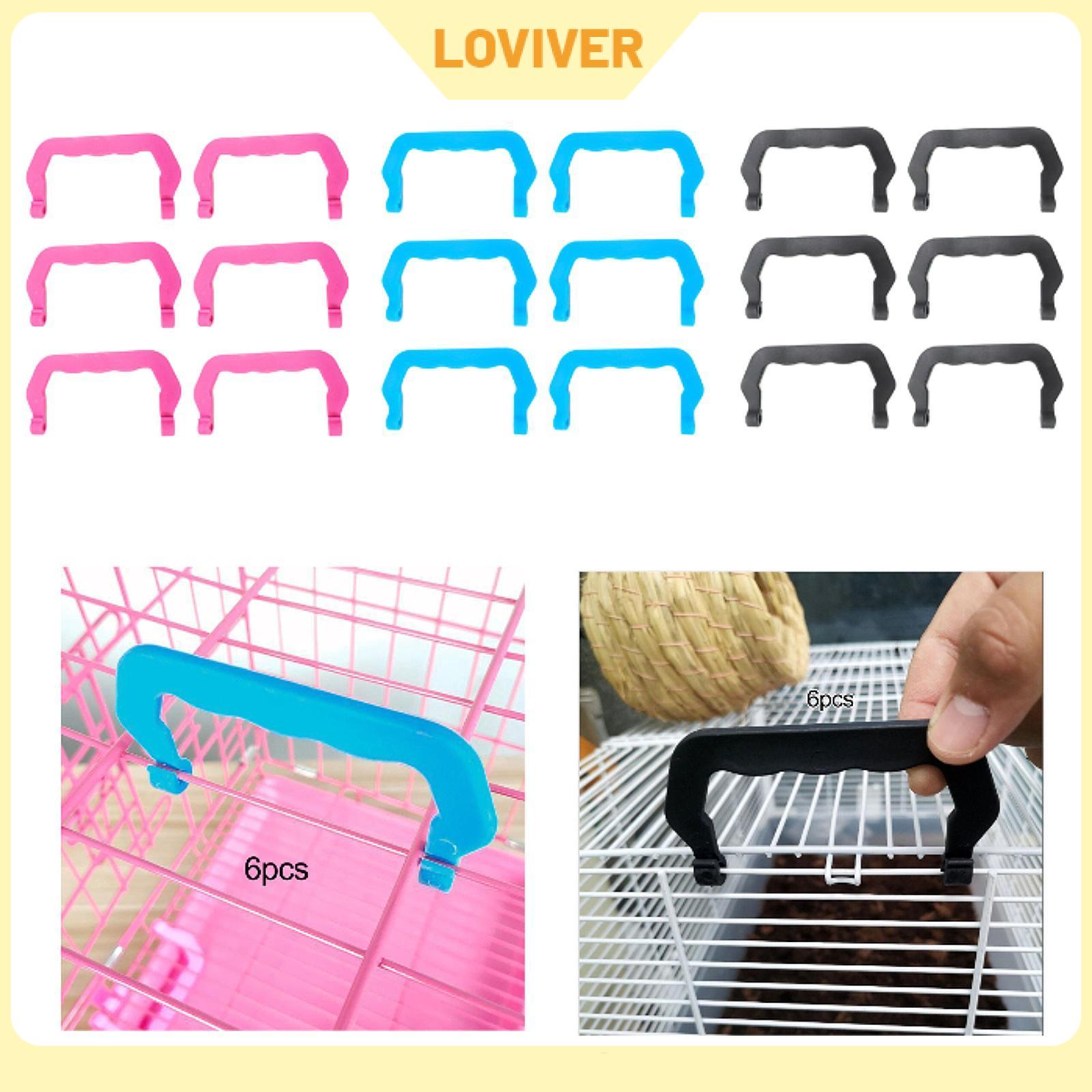 6Pcs Pet Cage Handles Replacement Pet Cage Crate Handles Sturdy Outdoor Replacement Crate Handles for Rabbit Chinchilla Dog ราคา 2,983 บาท*ส่งฟรี