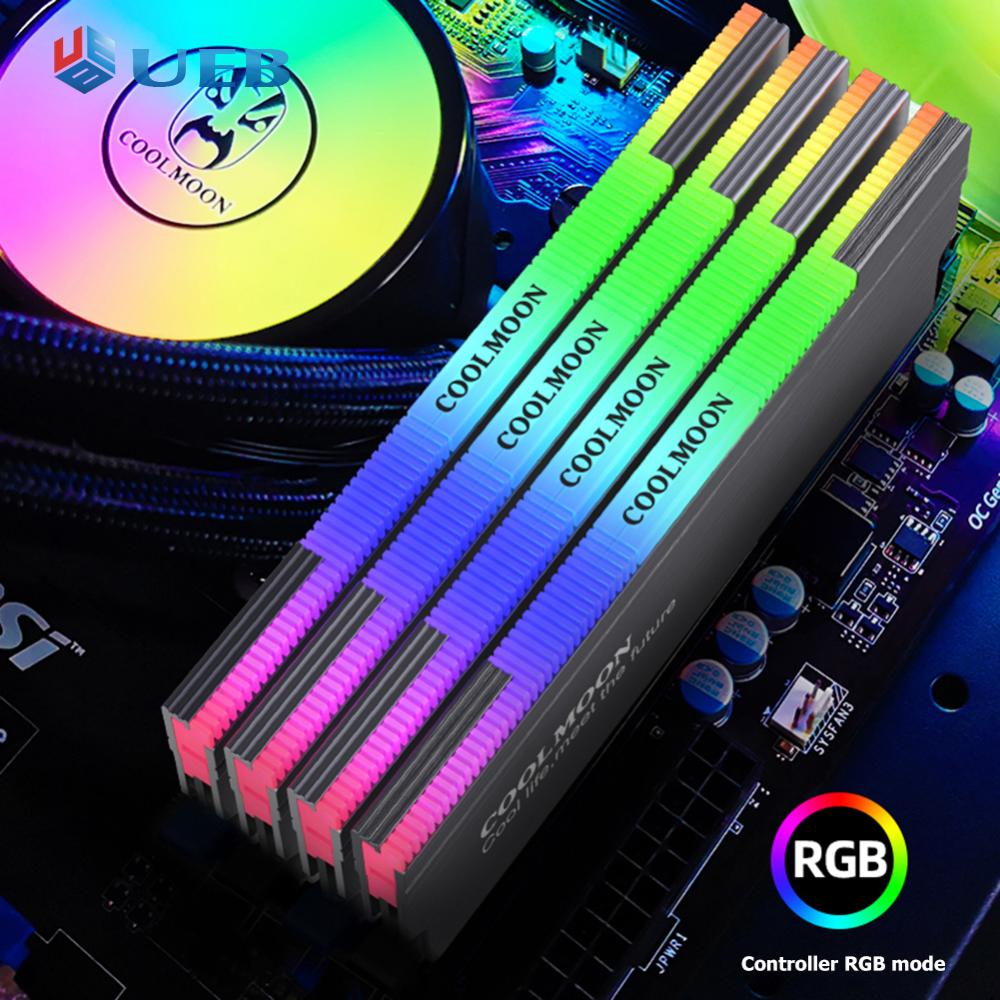 5V-3PIN ARGB RAM Heatsink DDR4 DDR3 Memory Heat Sink for Desktop Computer Giá 445,000 Đồng*Miễn phí vận chuyển