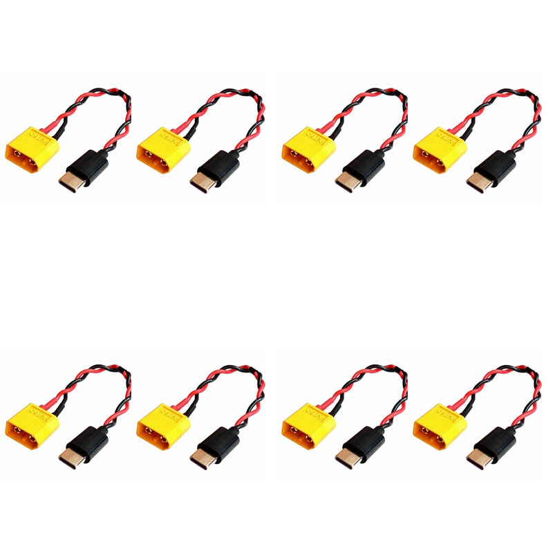 (MTUV) 8X XT60 to Type-C Input Cable Power Cable Connection Cable XT60 Power Cable Power Supply