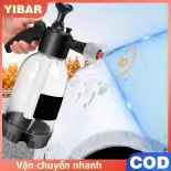 YIBAR 2L bọt phun rửa xe cầm tay bọt tưới nước có thể áp suất không khí phun nhựa khử trùng chai nước dụng cụ làm sạch xe