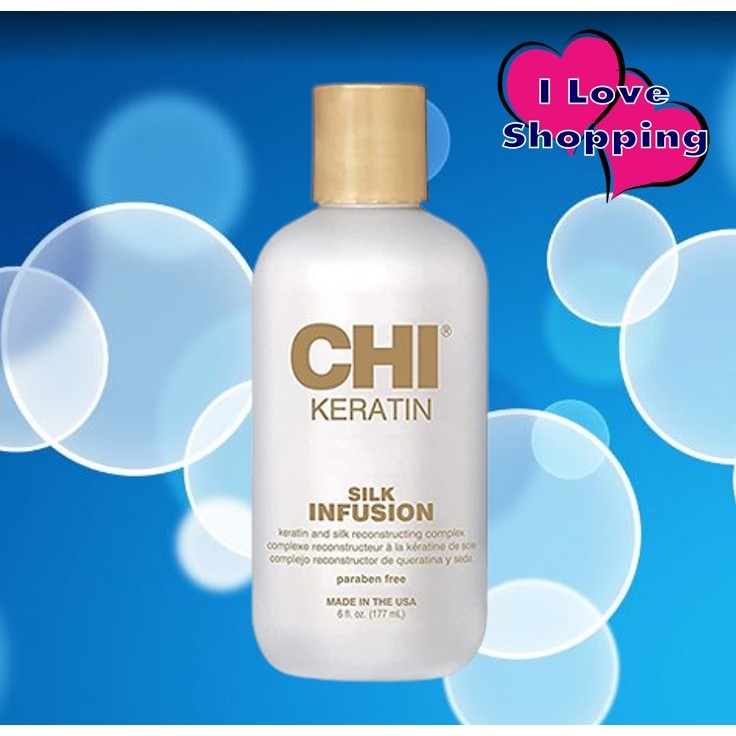 CHI Keratin Silk Infusion 177 ml​ เซรั่มเคราตินใยไหมฟื้นฟูเส้นผมที่ทำเคมีซ้ำซ้อน ราคา 1,299 บาท*ส่งฟรี