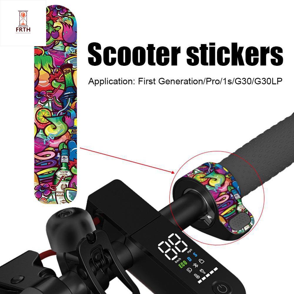 FRTH Đối với xe tay ga Xiaomi M365 Xe điện Phụ kiện xe tay ga Bộ phận xe tay ga Hình dán ngón tay tay ga xe tay ga Hình dán xe tay ga Nhãn dán bảo vệ