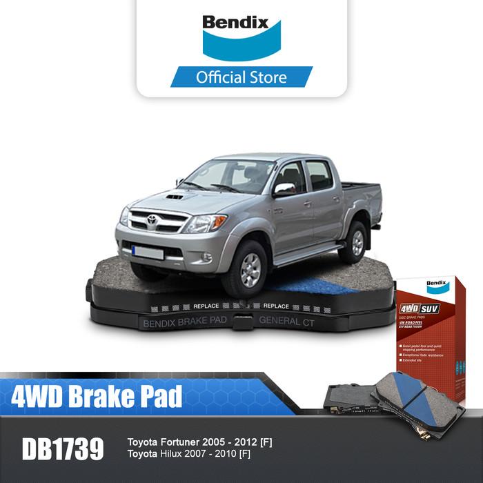 Bendix Kampas Rem Depan Mobil Toy Hilux 2007-2010 - DB1739-4WD Harga 839,840 rupiah*Gratis Ongkir