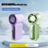 QIHUISHI Quạt cầm tay tốc độ cao di động với cài đặt sạc USB và 5 tốc độ cho sử dụng ngoài trời