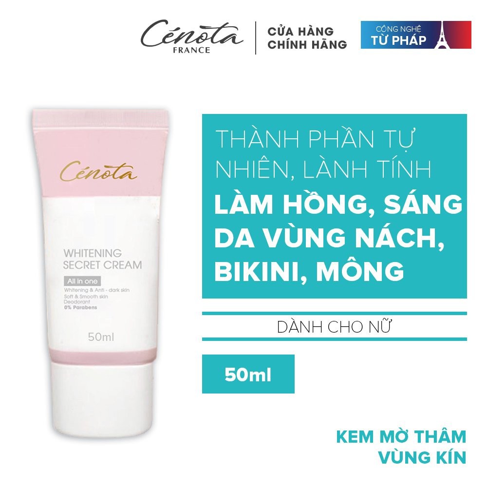 Kem mờ thâm vùng kín Cénota Whitening Secret Cream 50ml