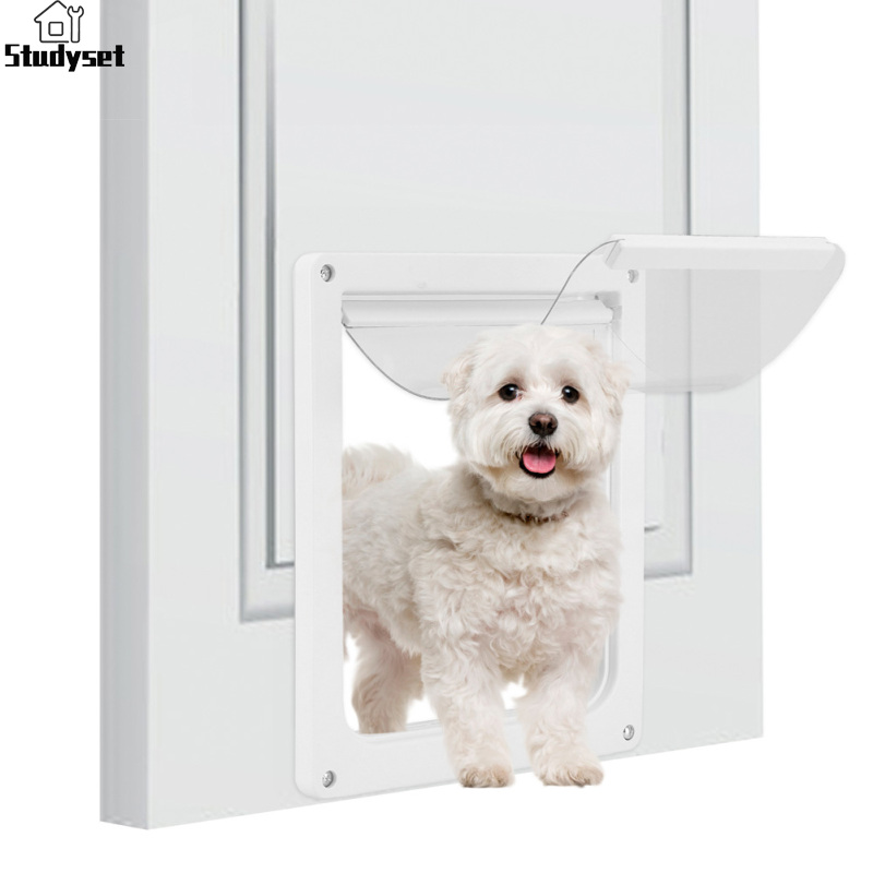 Studyset Wall Entry Pet Door, Dogs Cats Magnetic Self-Closing Screen Door, Adjustable Door Flap For Large Dogs, Weather Resistant Dog Door Curtain With Locking Function ราคา 1,044 บาท*ส่งฟรี