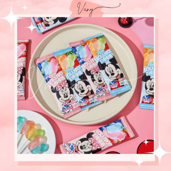 Kẹo Mút Chuột Mickey & Minnie Mouse Disney Mix Vị Dâu Tây Dưa Hấu Cam Việt Quất