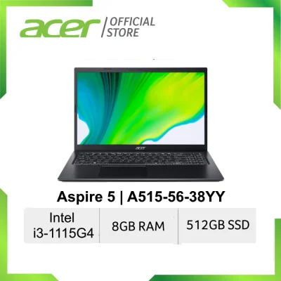 Acer Aspire 5 A515-56-38YY 15.6 Inches FHD Laptop | 11 Gen Processor | 8GB RAM | 512GB SSD