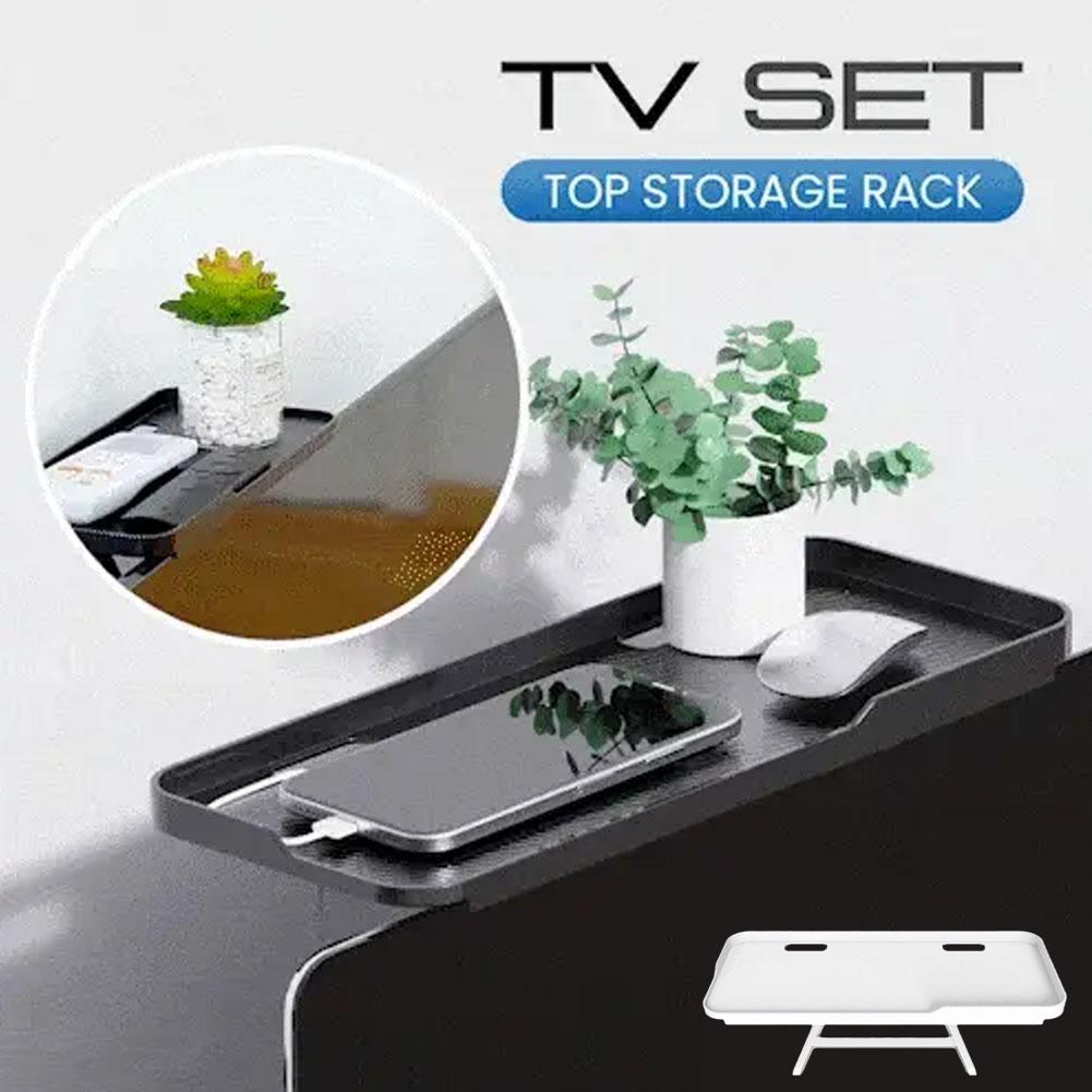 Multifunctional Storage Shelves Tv Converter Rack Adjustable Office Top
