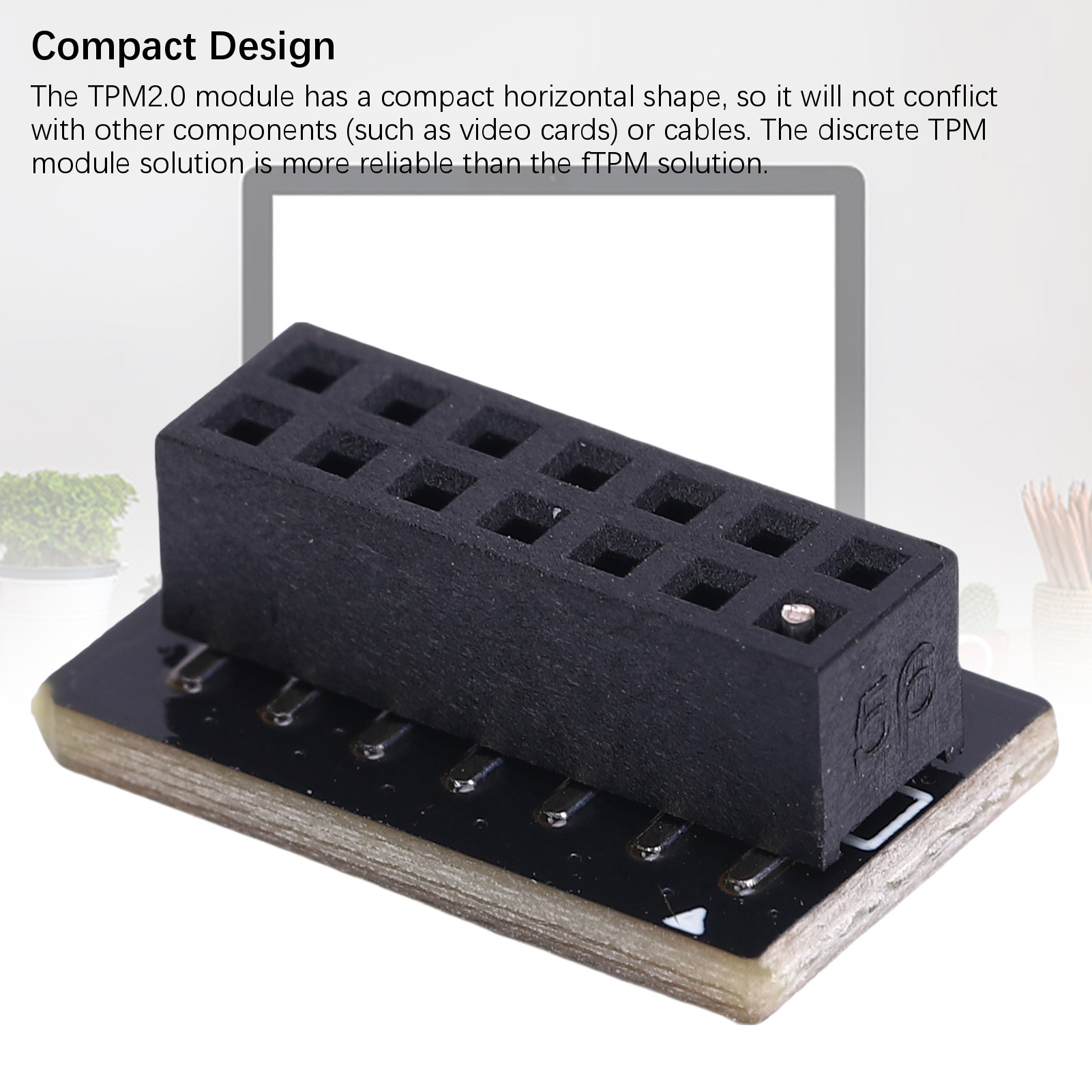 Garosa Gugxiom TPM 2.0 Mô Đun 14Pin SPI TPM 2.0 Mã Hóa Mô Đun Bảo Mật Bảng An Ninh Thay Thế Cho Nền Tảng Bo Mạch Chủ Hỗ Trợ Cho Hệ Thống 2.0 Giá 425,000 Đồng*Miễn phí vận chuyển