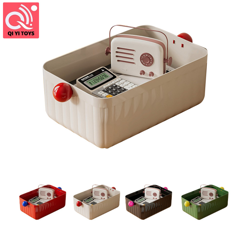 Dopamine bàn lưu trữ Box, xách tay Dung tích lớn Giá để tài liệu, Stackable Giá để tài liệu với hình cầu xử lý đối với văn phòng trường nhà