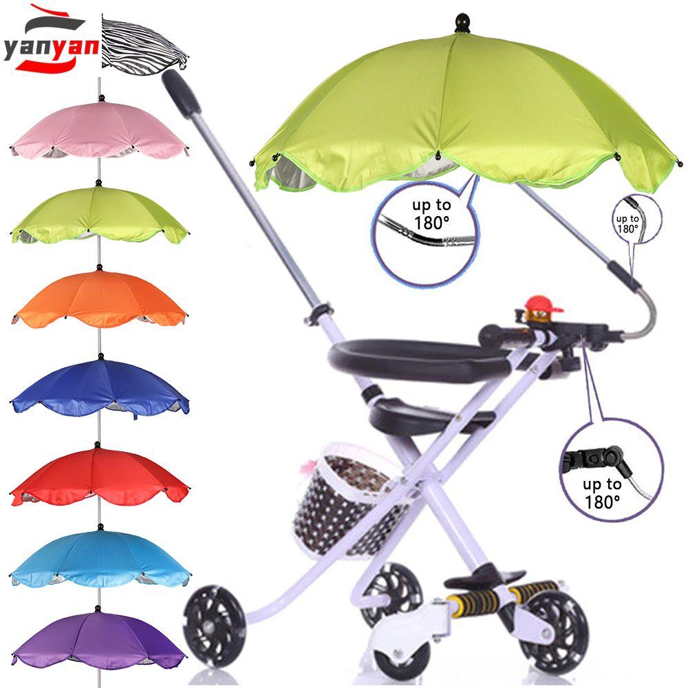 YANYAN Bền chặt Phụ kiện xe đẩy Đứa trẻ Shade Canopy Covers Bảo vệ Tán cho Xe đẩy Ô che nắng cho bé Parasol Buggy