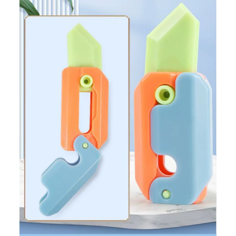 Rẻ Vô Địch Combo 10 cái Dao Dạ Quang, Đồ chơi nhựa 3D Dao vô tri dạ quang, Dao cà rốt phát quang  Hot Trend