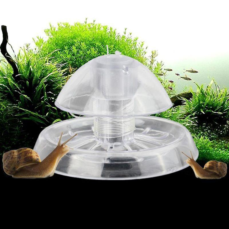 Bẫy ốc sên trong suốt cho bể cá - Công cụ bể cá bắt phẳng