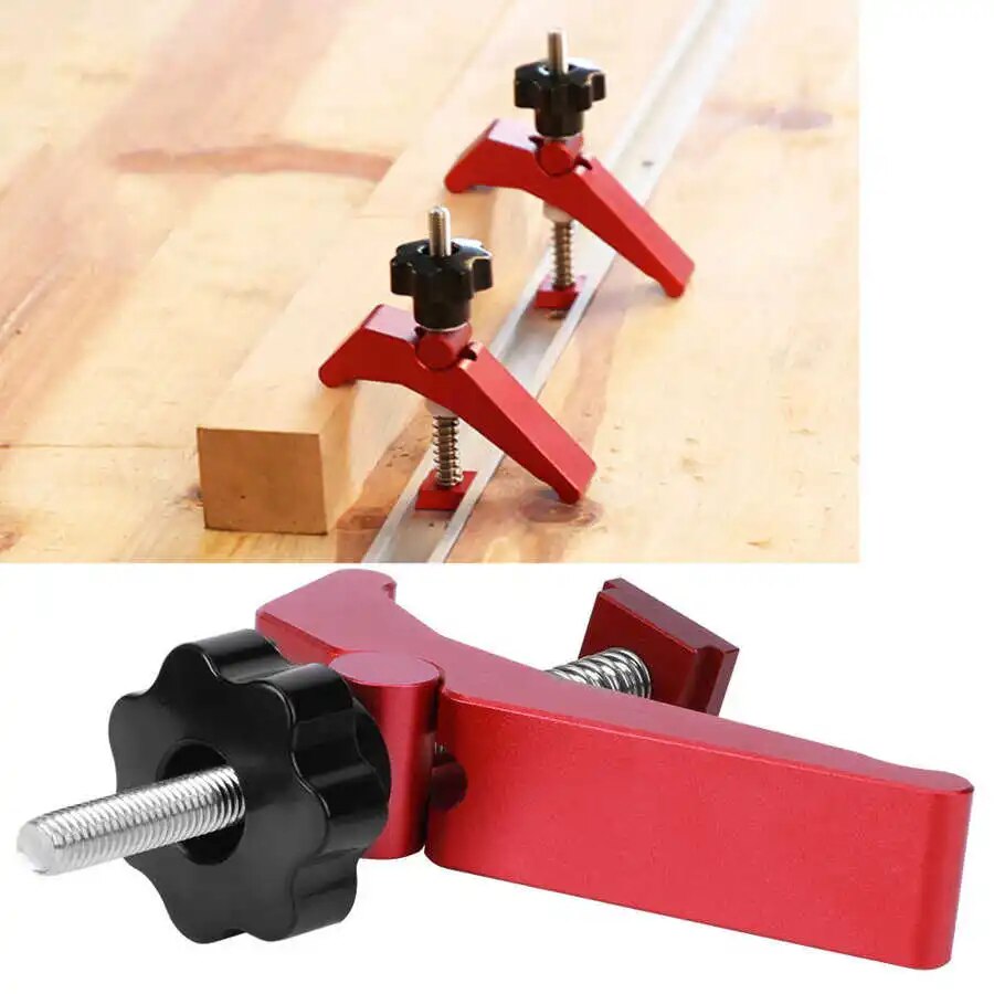 yingke Hold Down Clamp Aluminum Alloy Fixed Clamp Quick Acting Hold Down Clamp Slot Positioning Limiter Fixed Tool