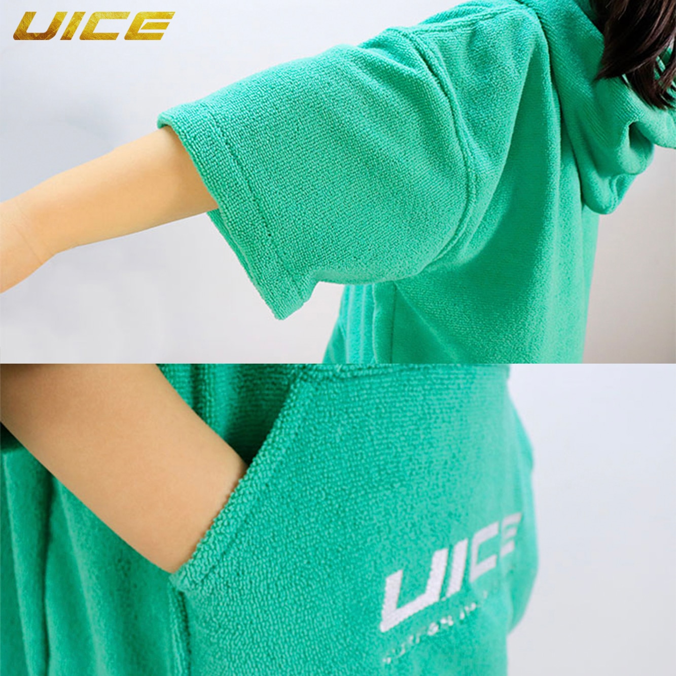 Khăn tắm biển Surf Poncho Trẻ Em Poncho Khăn Mặc khăn có mũ chăn bãi biển Khăn tắm Sợi Nhỏ nhanh khô Áo Choàng Tắm