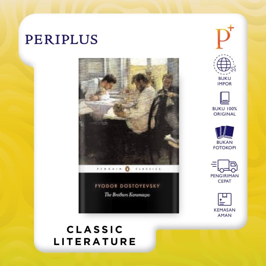 The Brothers Karamazov Pb by Fyodor Dostoyevsky - 9780140449242 - Merek Periplus Harga 251,000 rupiah*Gratis Ongkir