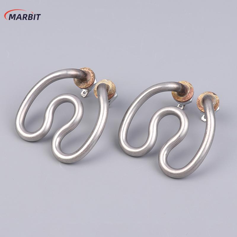MARBIT 500W 600W 220V Ấm đun nước điện không gỉ yếu tố làm nóng móng ngựa nước điện ống nhiệt cho máy pha cà phê