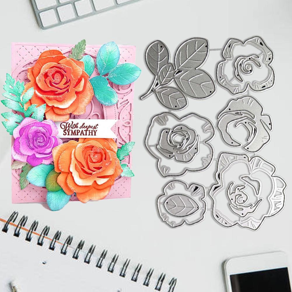 Layered Flower Petals Metal Cutting Dies Stencils For DIY Paper Decorative DIY Cards Embossing Scrapbooking/album K5Y5