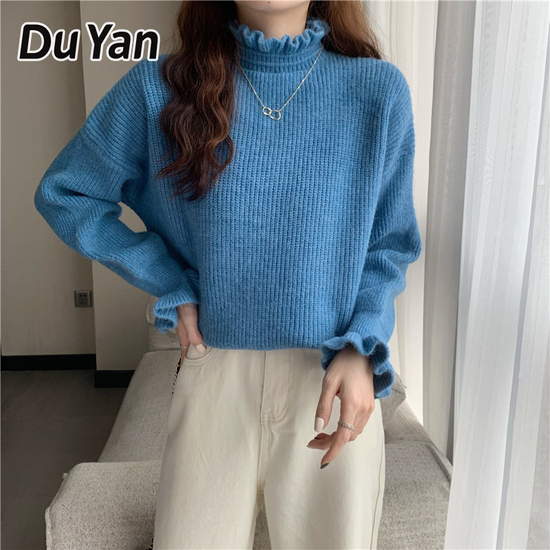 Áo len cổ cao vừa mùa thu và mùa đông nữ du YAN