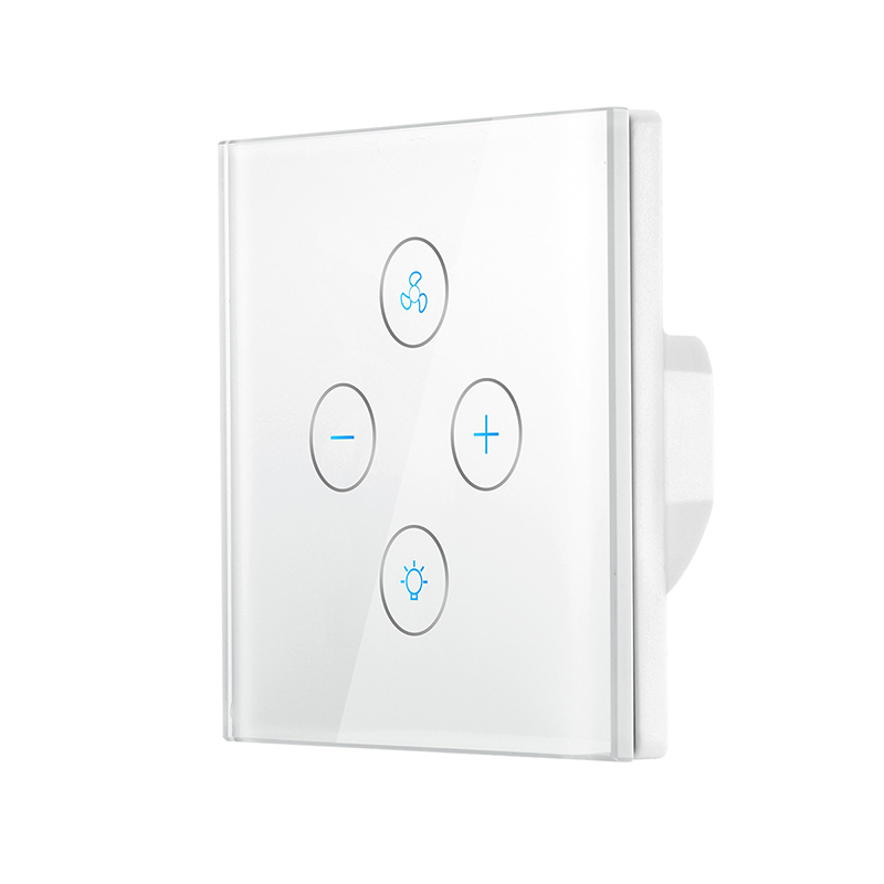 Wifi Smart Ceiling Fan Light Wall Switch,Smart Life/Tuya App Remote For Fan Light Compatible With Alexa