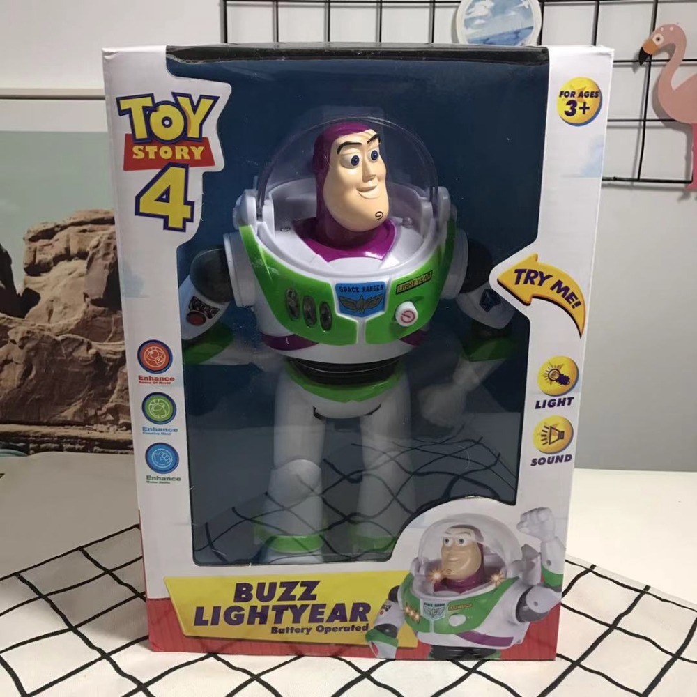 Mô Hình Nhân Vật Buzz Lightyear Trong Phim Toy Story 4 Có Âm Thanh