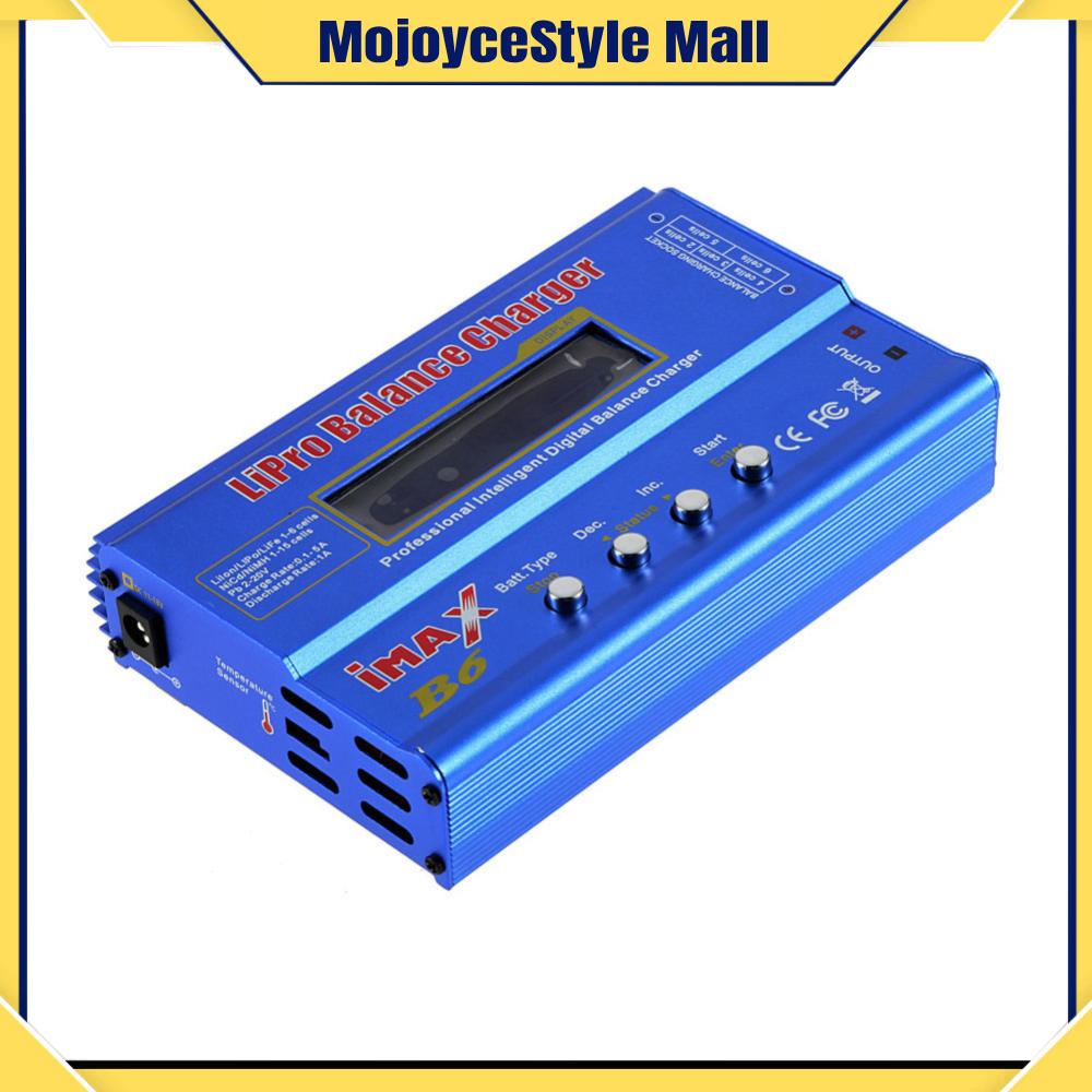 80W Aircraft Model Charger AC/DC Digital Battery Pack Charger LCD Dispaly Discharge Power 5W for LiPo NiMH NiCd LiFe Pb Battery ราคา 599 บาท*ส่งฟรี