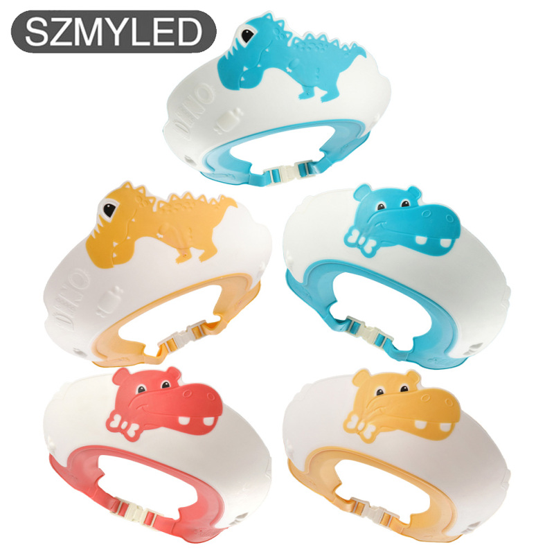 Baby Shower Cap For Kids Adjustable Haircut Hair Washing Bathing Hat Toddler Shower Visor Eye Ear Protector For Infants Toddlers