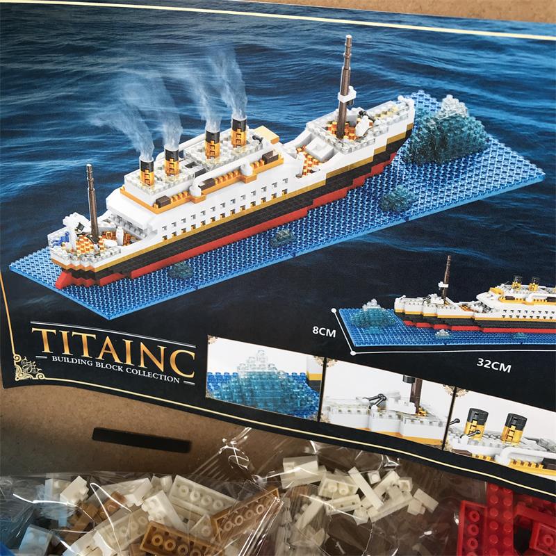 Mô Hình Tàu titanic mini Đồ Chơi Giáo Dục Cho Bé