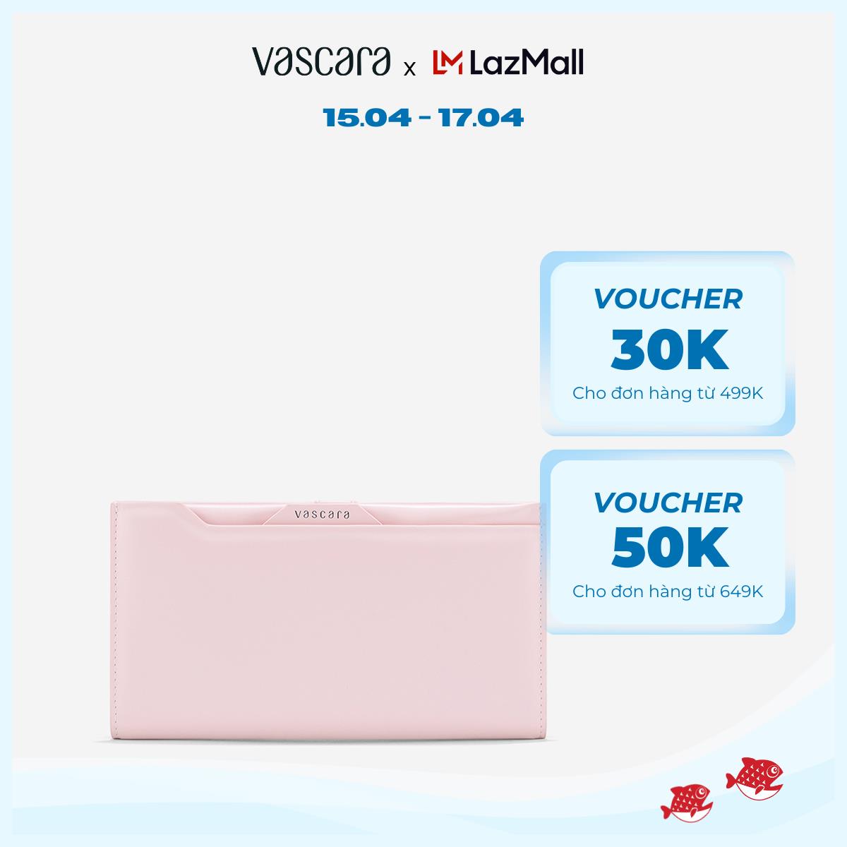 [Voucher 30K | 15.4] Vascara Ví Cầm Tay Phối Layer - WAL 0304